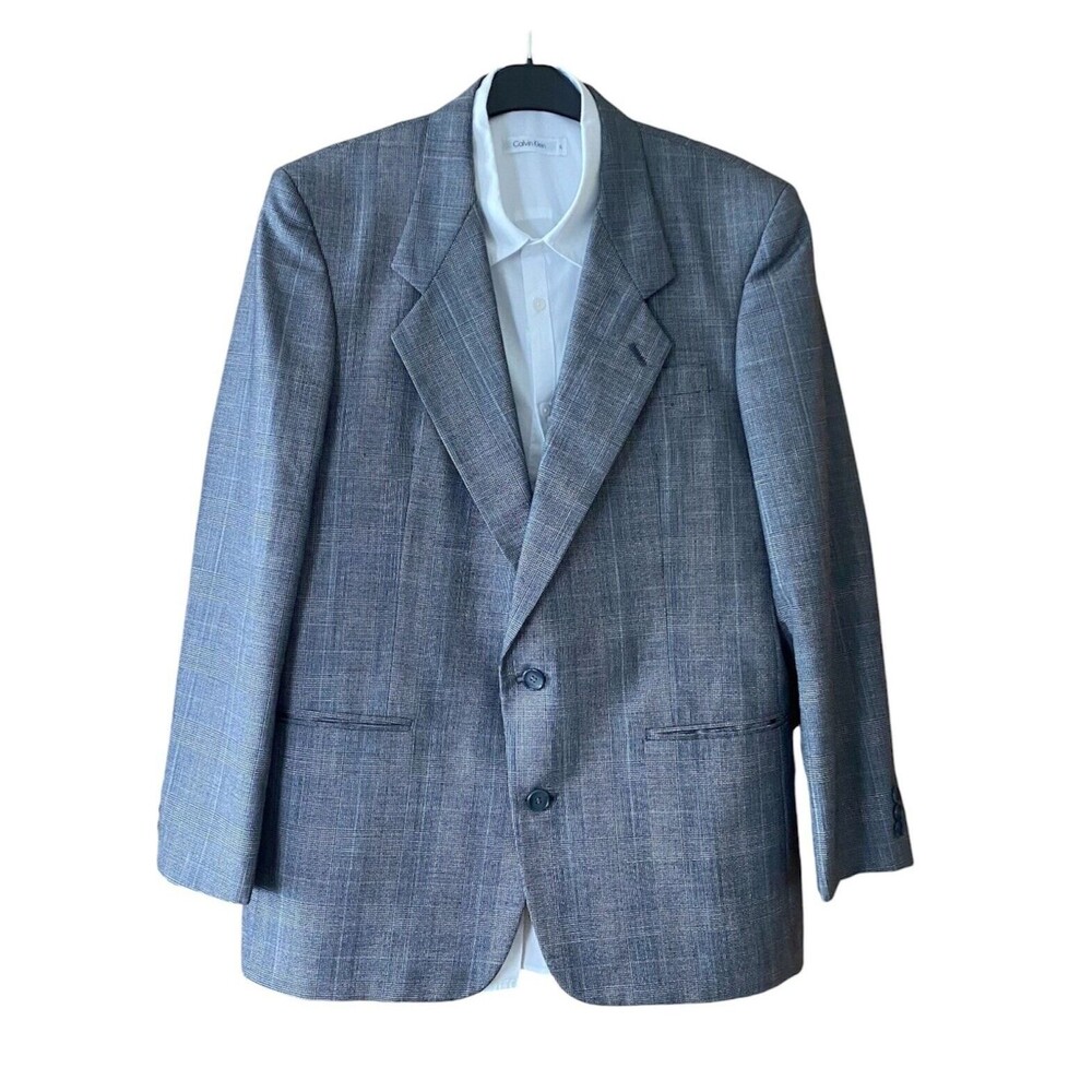 Dario Di Napoli‎ Men’s BLAZER SPORTCOAT Size 42R Jacket Wool  Gray